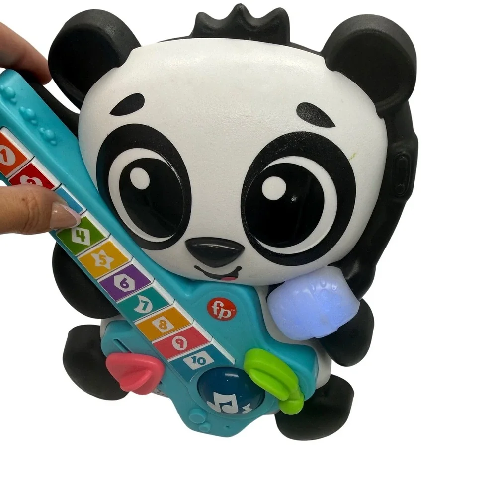 Fisher Price Link Squad Jam and Count Panda Musical Learning Toy WORKS great!